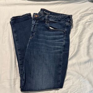 American Eagle Outfitters Women’s Dark Blue Jeggings 16 Short